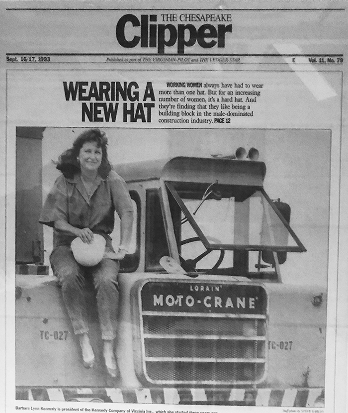 1993 Chesapeake Clipper article featuring Barbara Kennedy