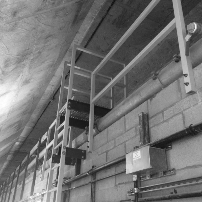 FRP Ladders and Railings Install